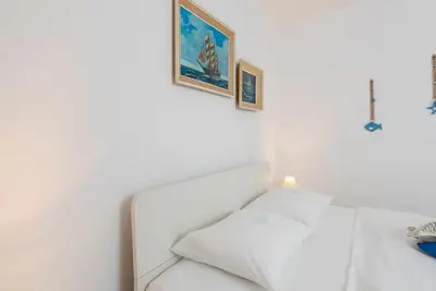 Krevet ili kreveti u jedinici u objektu Apartment in Hvar town historic center