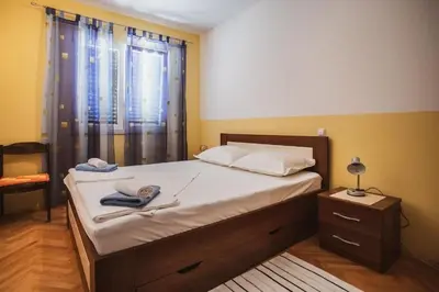 Krevet ili kreveti u jedinici u objektu Apartments with WiFi Dugi Rat, Omis - 21251