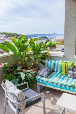 Balkon ili terasa u objektu Apartmani Vale 2