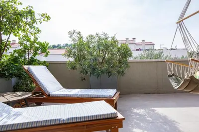 Balkon ili terasa u objektu Apartmani Vale 2