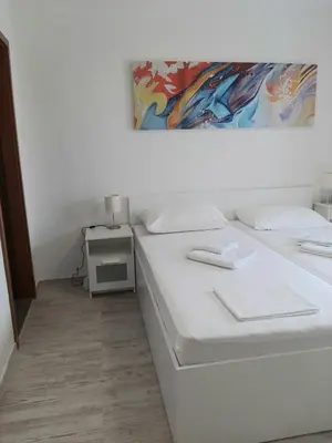 Krevet ili kreveti u jedinici u objektu Apartman i soba Nina
