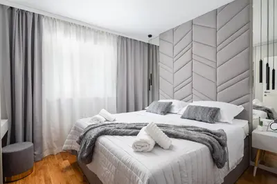 Krevet ili kreveti u jedinici u objektu A&N Luxury Apartment