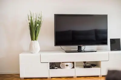 TV i/ili zabavni centar u objektu Apartment Jully