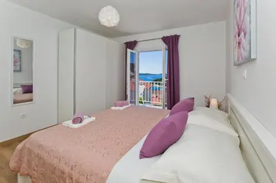Krevet ili kreveti u jedinici u objektu Forr Apartments - Hvar, Croatia