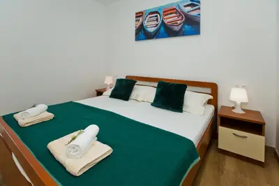 Krevet ili kreveti u jedinici u objektu Forr Apartments - Hvar, Croatia