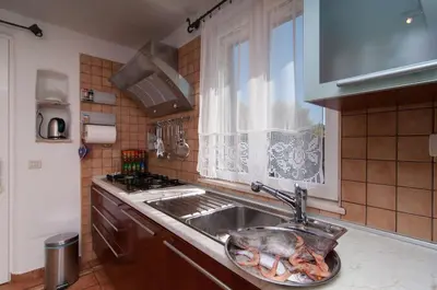 Kuhinja ili čajna kuhinja u objektu Villa Sea Mill