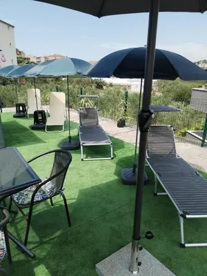 Popločani dio dvorišta ili vanjski dio objekta Apartment Kerum Plus Rooftop with Intex Pure Spa
