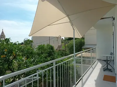 Balkon ili terasa u objektu JesLiving Hvar - 2 Bedroom Elegant Apartment with Sea View in Historic Center of Hvar Town