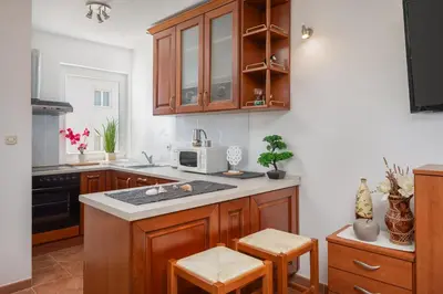 Kuhinja ili čajna kuhinja u objektu Sunrise Apartment Hvar