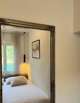 Krevet ili kreveti u jedinici u objektu Lučica, Luxury Rooms By the Sea