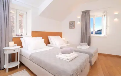 Krevet ili kreveti u jedinici u objektu Villa Moscatello