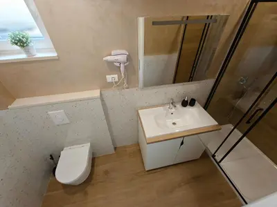 Kupaonica u objektu Villa Diva DI with private pool and jacuzzi