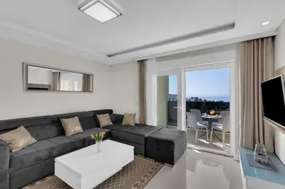 TV i/ili zabavni centar u objektu Apartment Hrvoje -nur 50m bis zum Meer - Makarska Exklusiv