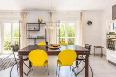 Kuhinja ili čajna kuhinja u objektu Seaside Family Apartments