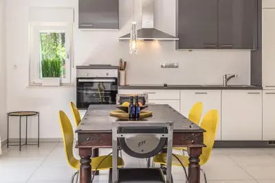 Kuhinja ili čajna kuhinja u objektu Seaside Family Apartments