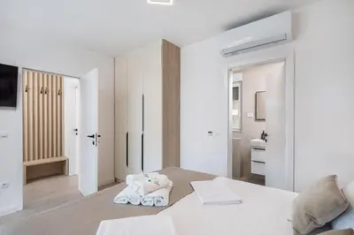 Krevet ili kreveti u jedinici u objektu La Suites
