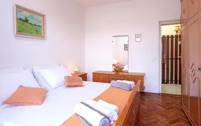 Krevet ili kreveti u jedinici u objektu Rinada - ZF Hvar