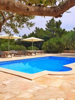 Bazen u objektu Villa Viva Brac - Pool - Meerblick ili u blizini