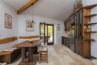 Kuhinja ili čajna kuhinja u objektu Villa Viva Brac - Pool - Meerblick