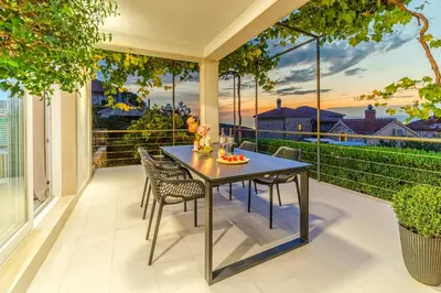 Balkon ili terasa u objektu Apartman A`Mare