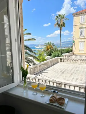 Balkon ili terasa u objektu Luxury apartment Aura