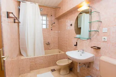 Kupaonica u objektu Apartments and Rooms Hope