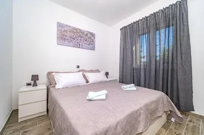 Krevet ili kreveti u jedinici u objektu Family friendly house with a swimming pool Pucisca, Brac - 21499