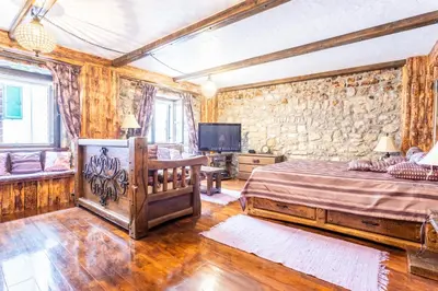 Krevet ili kreveti u jedinici u objektu Stone House Srida