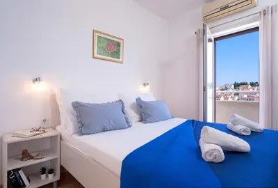 Krevet ili kreveti u jedinici u objektu Apartments ''Three Sisters'' - ZF Hvar