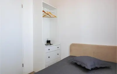 Krevet ili kreveti u jedinici u objektu Lovely Apartment In Omis With House Sea View