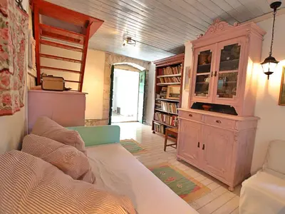 Krevet ili kreveti u jedinici u objektu Holiday Home Mirna by Interhome