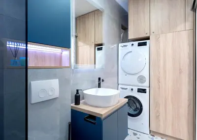 Kuhinja ili čajna kuhinja u objektu Fingerprint Central Apartment 5 min from Center & Beach
