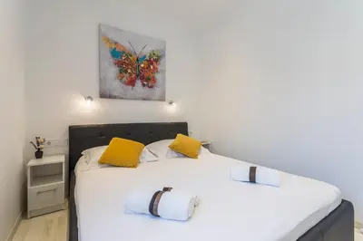 Krevet ili kreveti u jedinici u objektu Apartments Biserka