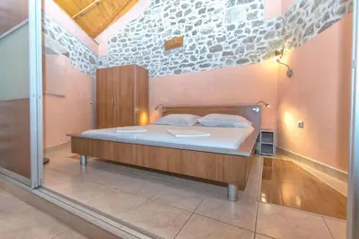 Krevet ili kreveti u jedinici u objektu House Dinko