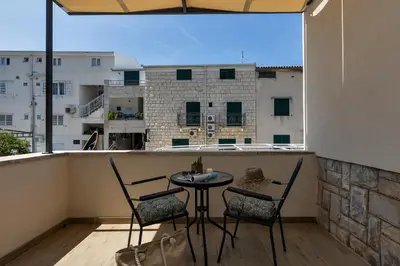 Balkon ili terasa u objektu Apartments with parking space Makarska - 21544