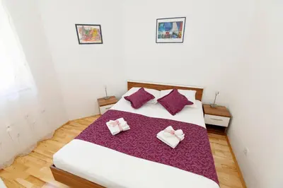Krevet ili kreveti u jedinici u objektu Apartments Sara & Nina