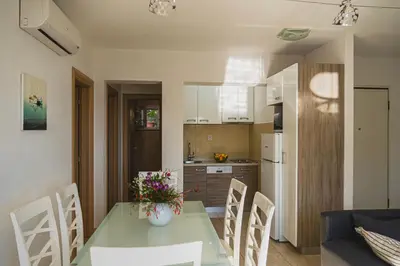 Kuhinja ili čajna kuhinja u objektu Apartments Sara & Nina