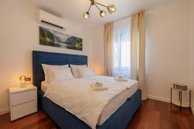 Krevet ili kreveti u jedinici u objektu Villa Bella Split - Podstrana