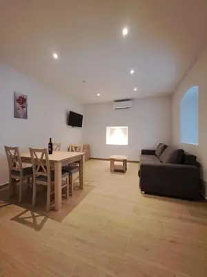 TV i/ili zabavni centar u objektu Flower