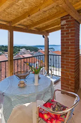 Balkon ili terasa u objektu Studio apartman Melita
