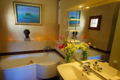 Kupaonica u objektu Holiday Home Olea - Sun, Sea, Sport & Comfort