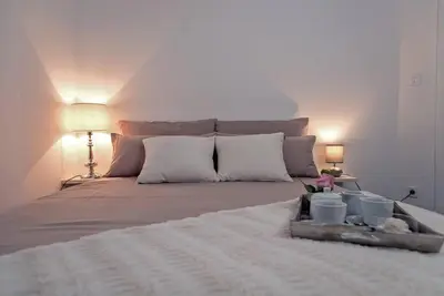 Krevet ili kreveti u jedinici u objektu Luxury Villa,private pool, sauna,Jacuzzi,near Split