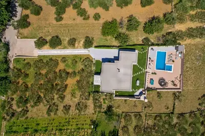 Bazen u objektu Luxury Villa,private pool, sauna,Jacuzzi,near Split ili u blizini