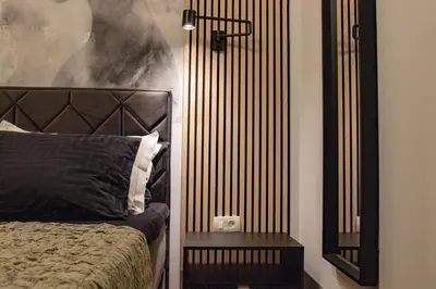 Krevet ili kreveti u jedinici u objektu Geek Penthouse