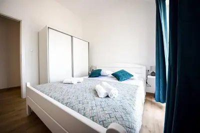 Krevet ili kreveti u jedinici u objektu Kuća za odmor Farska