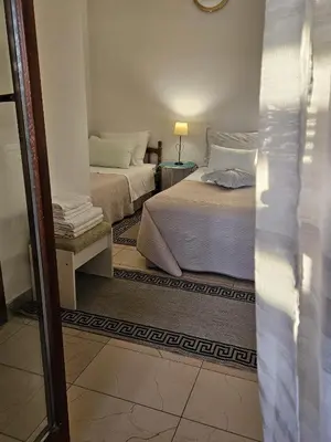 Krevet ili kreveti u jedinici u objektu Studio apartment Gorana with swimming pool