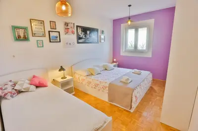 Krevet ili kreveti u jedinici u objektu Apartments Trešnja