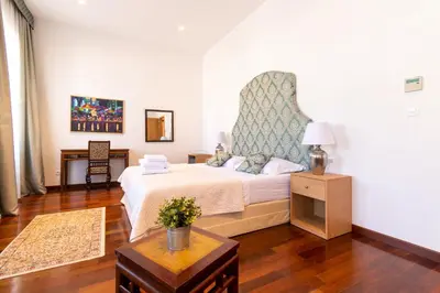 Krevet ili kreveti u jedinici u objektu B&B Heritage Villa Apolon