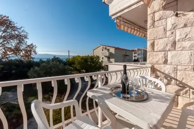 Balkon ili terasa u objektu Apartments Near Beach