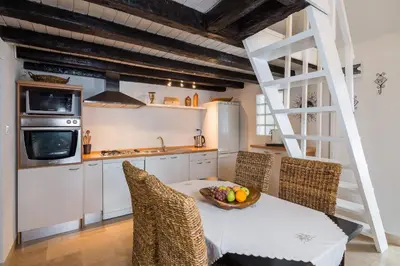 Kuhinja ili čajna kuhinja u objektu Holiday home Zlatni san - private heated pool